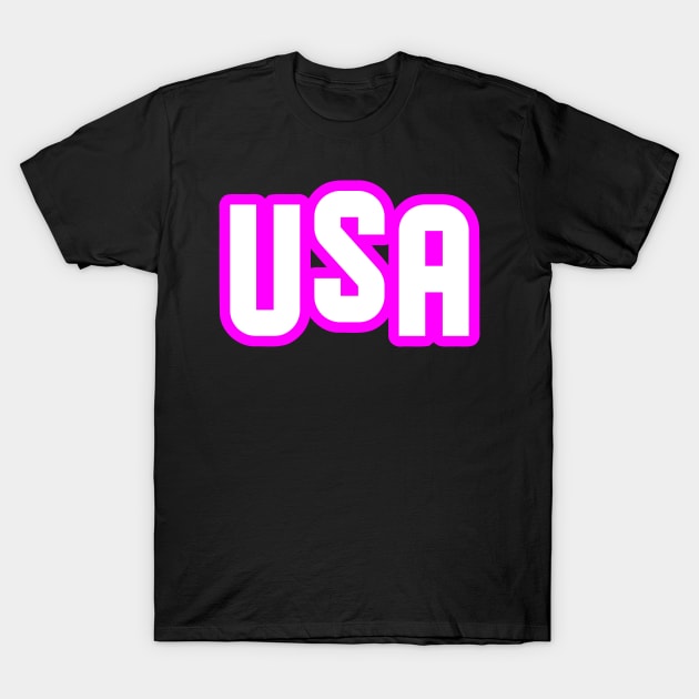 USA T-Shirt by colorsplash